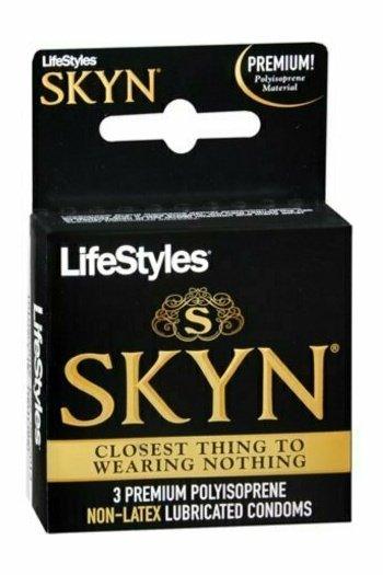 LifeStyles SKYN Condoms Lubricated Non-Latex 3 Each