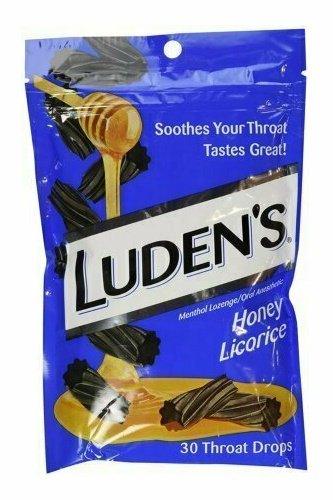 Luden's Throat Drops, Honey Licorice 30 each