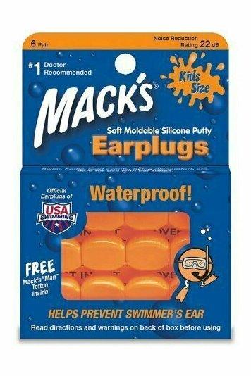 Mack's Kids Size Soft Moldable Silicone Ear Plugs