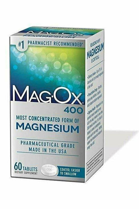 Mag-Ox 400 Magnesium Mineral 60 Count Box