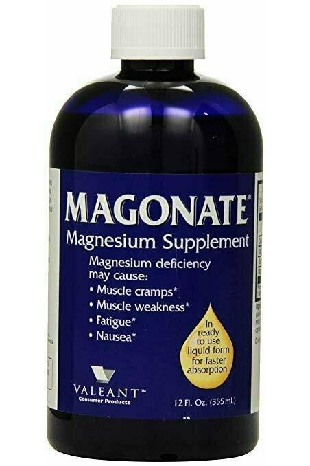 Magonate Liquid Magnesium, 12 Ounce