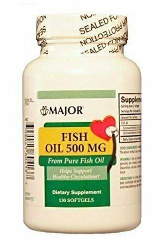 MAJOR FISH OIL 500MG SOFTGELS