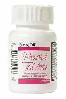Major Prenatal TABS ASCORBIC ACID-100 MG 30 Tablets