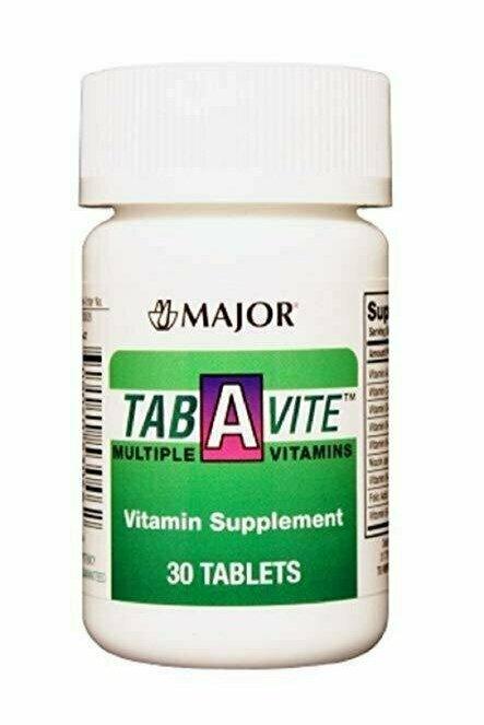 Major TAB-A-Vite Multiple Vitamin TABS ASCORBIC ACID-60 MG 30 Tablets