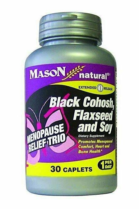 Mason Natural Menopause Trio Caplets for Heart and Bone Health - 30 Each