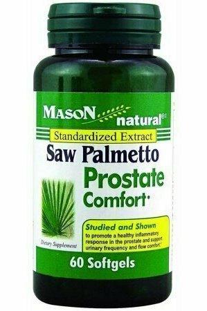Mason Naturals Saw Palmetto Prostate Comfort Softgels 60 each