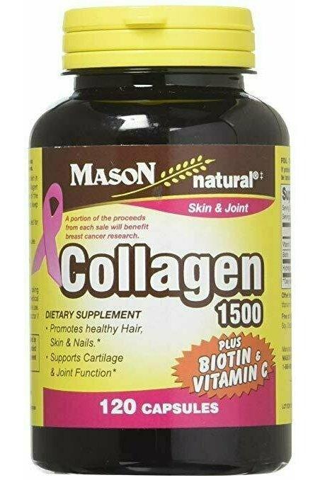 Mason Vitamins Collagen 1500 Capsules, 60 Count