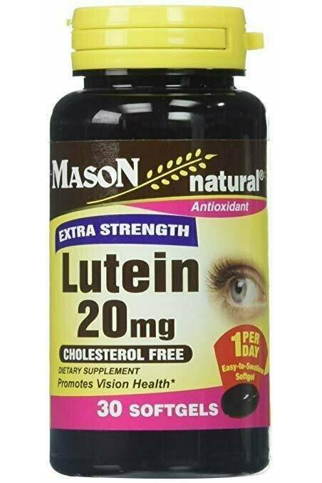 Mason Vitamins Lutein 20 mg Softgels, 60 Count