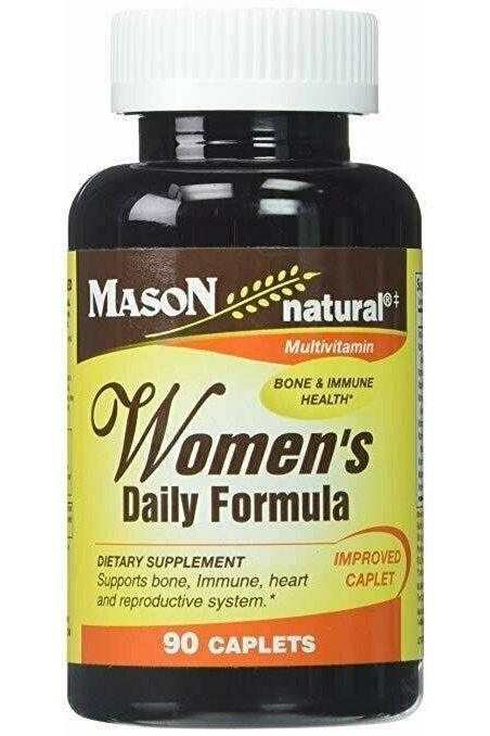Mason Vitamins Women's Daily Formula Caplets, 90 Count