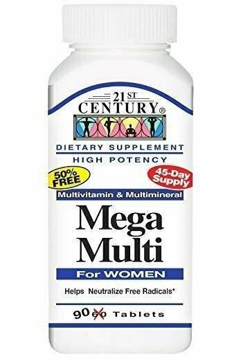 MEGA MULTI-VIT FOR WOMEN TABS 90