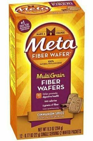Metamucil MultiGrain Fiber Wafers, Cinnamon Spice 24 each