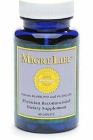 MigreLief Original Formula Dietary Supplement Caplets 60 Caplets