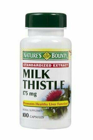 Milk Thistle 175 Mg Standardized Extract Capsules By Natures Bounty - 100 Each