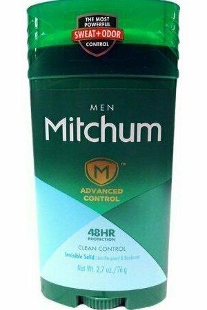 Mitchum Men Advanced Control, Clean Control Invisible Solid 2.7 oz
