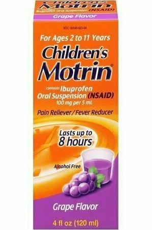 Motrin Children's Oral Suspension Grape 4 oz