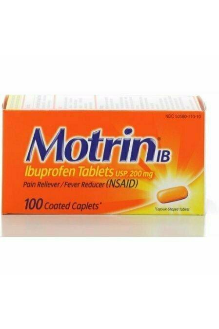Motrin IB Coated Caplets 100 each