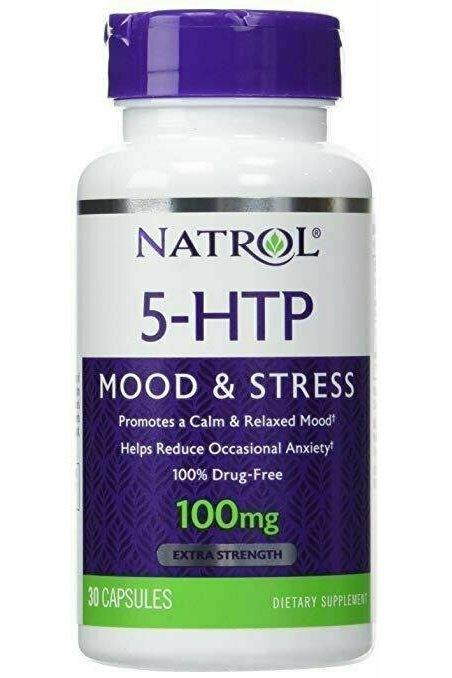 Natrol 5-HTP 100 mg Capsules 30 ea