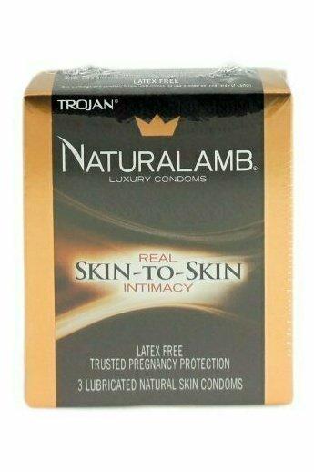 Naturalamb Natural Skin Condoms Lubricated 3 Each