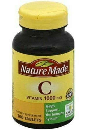 Nature Made C Vitamin 1000mg Dietary Supplement Tablets - 100 CT