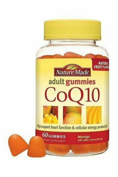 Nature Made CoQ10 Coenzyme Q 10 Adult Gummies 60 Ct