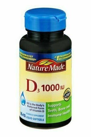Nature Made D3 1000 IU Liquid Softgels - 100 CT