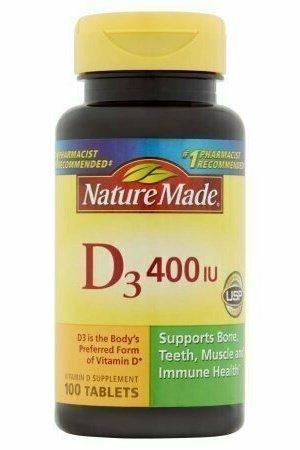 Nature Made D3 Tablets, 100ct