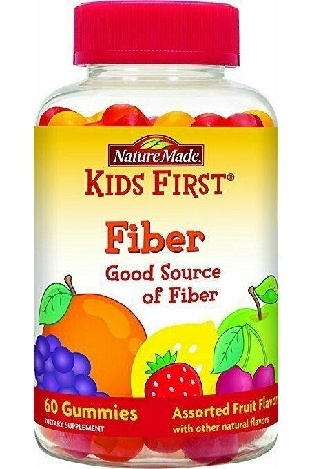 Nature Made Kids First Fiber Gummies, 60 Count