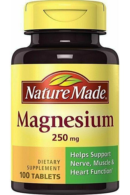 Nature Made Magnesium Oxide 250 mg Tablets 100 Ct