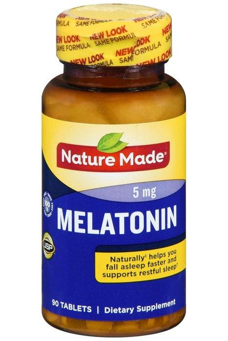 Nature Made Maximum Strength Melatonin 5 mg Tablets 90 Ct