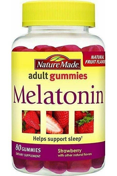 Nature Made Melatonin 2.5 mg. Adult Gummies 80 Ct