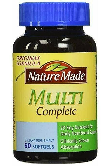 Nature Made Multi Complete 60 Softgels