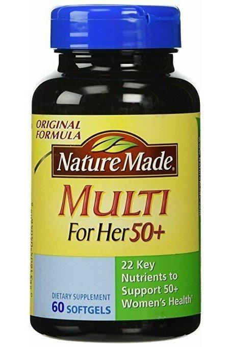 Nature Made Multi For Her 50+ Dietary Softgels Original Formula - 60 ct