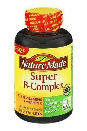 Nature Made Super B-Complex Dietary Supplement Tablets - 360 CT
