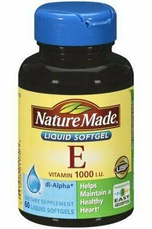 Nature Made Vitamin E Liquid Softgels Twin Pack, 60ct