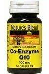 Nature's Blend Coenzyme Q10 100 mg 30 Capsules