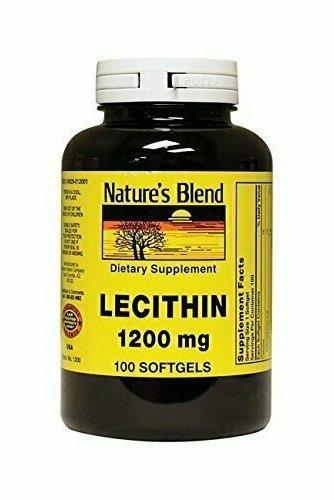 Nature's Blend Lecithin 1,200 mg 100 Softgels