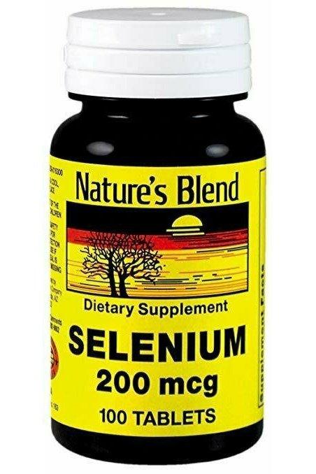 Nature's Blend Selenium 200 mcg 100 Tablets