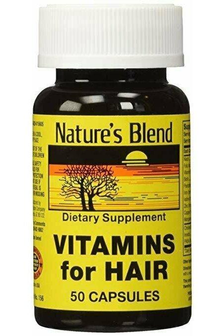 Nature's Blend Vitamins For Hair Capsules 50 Ct