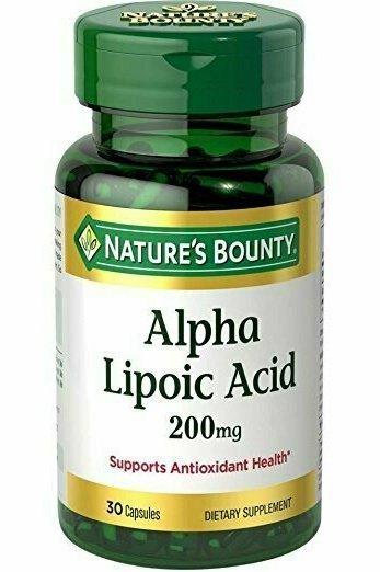 Nature's Bounty Alpha Lipoic Acid 200 mg 30 Capsules