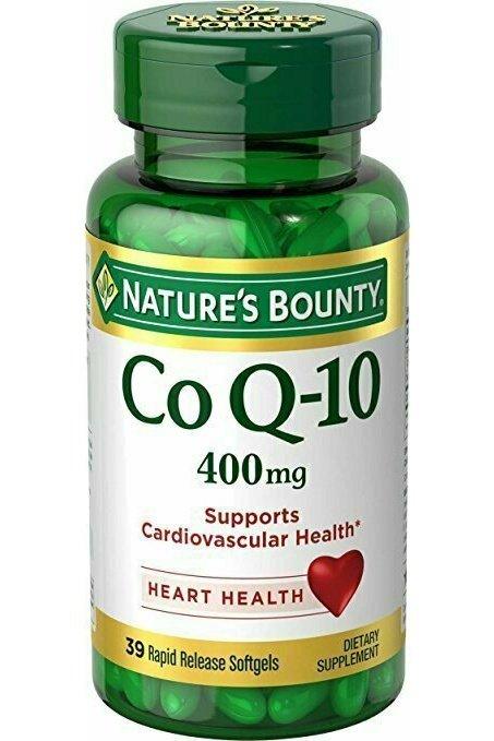 Nature's Bounty Cardio Q10, Co Q-10 400 mg Softgels 39 each