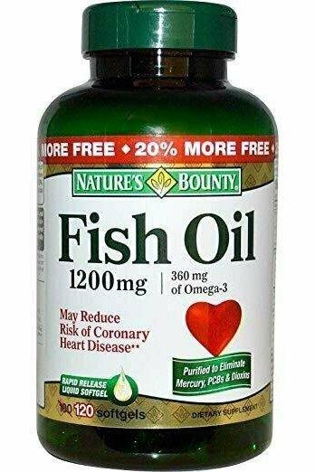 Nature's Bounty Fish Oil 1200mg, 120 Softgels