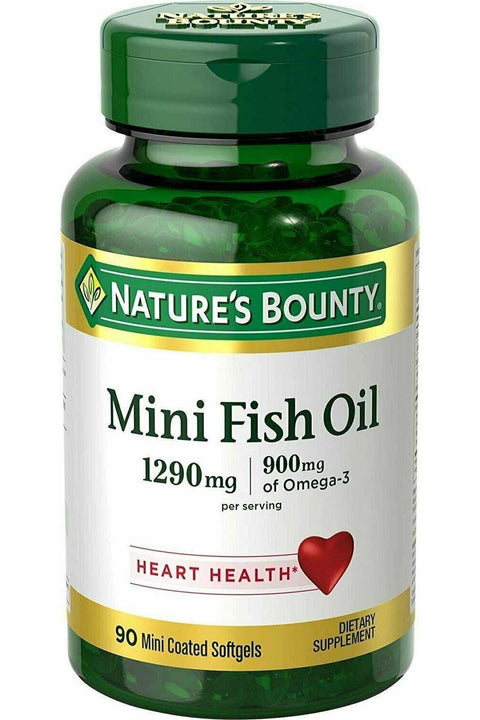 Nature's Bounty Fish Oil 1290 mg, 90 Mini Odorless Softgels