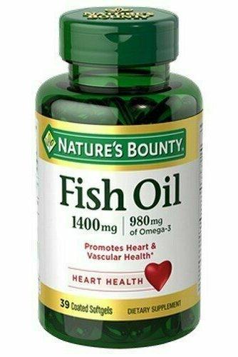Nature's Bounty Fish Oil 1400 mg Omega-3 Softgels 39 each