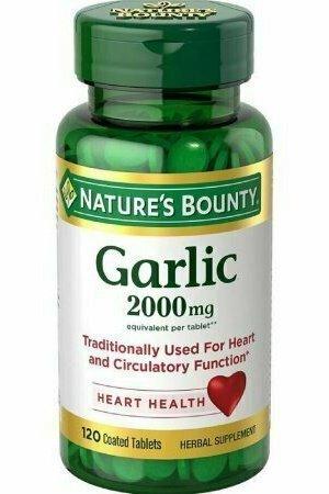 Nature's Bounty Garlic 2000mg, Tablets 120 each
