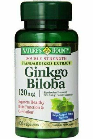 Nature's Bounty Ginkgo Biloba 120 mg 100 each