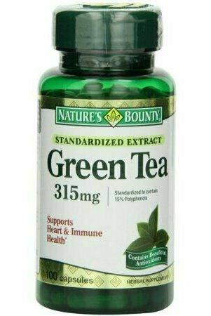Nature's Bounty Green Tea Extract 315 mg Capsules 100 each