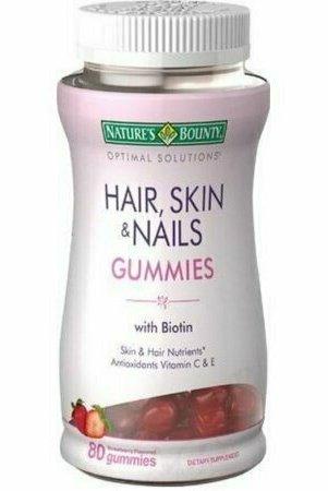 Nature's Bounty Hair, Skin & Nails Gummies With Biotin - 80 CT