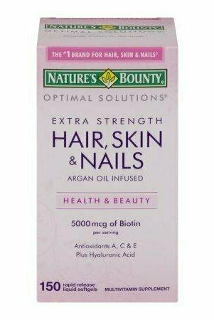 Nature's Bounty Hair, Skin & Nails Rapid Release Liquid Softgels - 150 CT