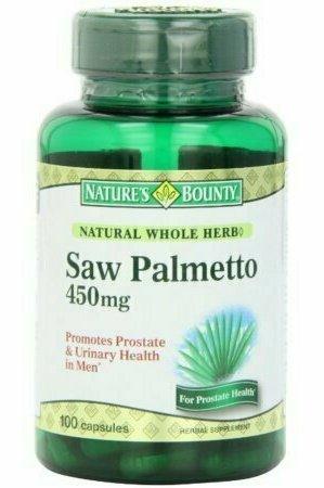 Nature's Bounty Saw Palmetto 450 mg Capsules 100 each