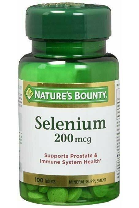 Nature's Bounty Selenium 200 mcg Tablets 100 each